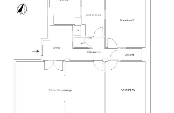ASNIERES SUR SEINE : appartement F4 (78 m²) en vente avec bal... — photo 2