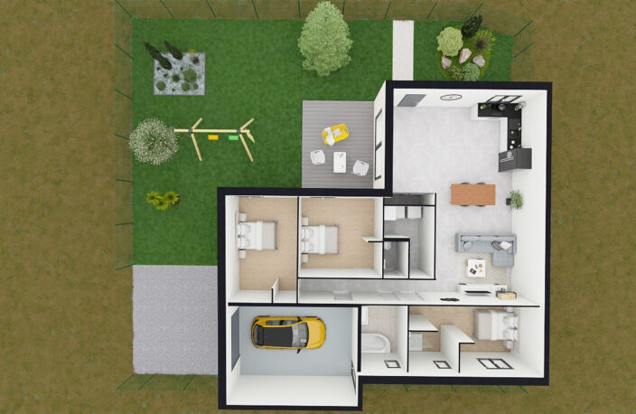 Villa neuve T4 de plain pied — photo 5