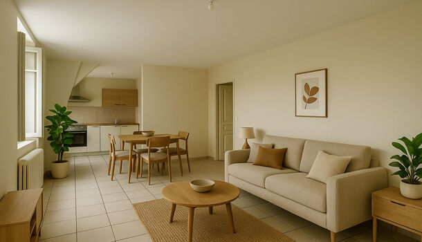 Appartement 3 pièces  à louer Cognac 16100