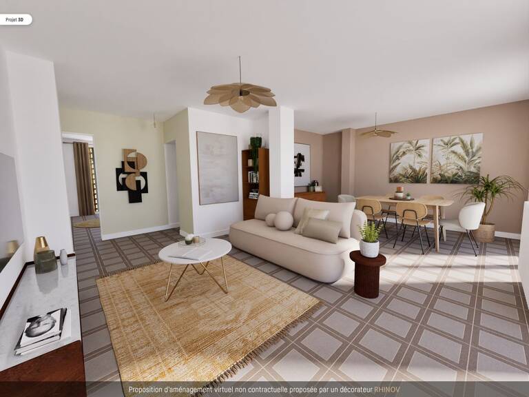 Appartement T4 de 80m² balcon, loggia et cave — photo 1