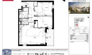 Appartement 3 Pièces 62 m² à louer à Tours (37100)