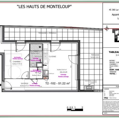 Appartement 2 pièces 240500 €