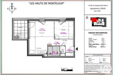 Appartement 3 pièces 288150 €