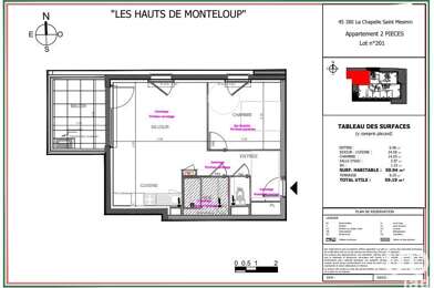Appartement 2 pièces 208500 €