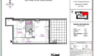 Appartement 2 Pièces 51 m² à vendre à La Chapelle-Saint-Mesmin (45380)