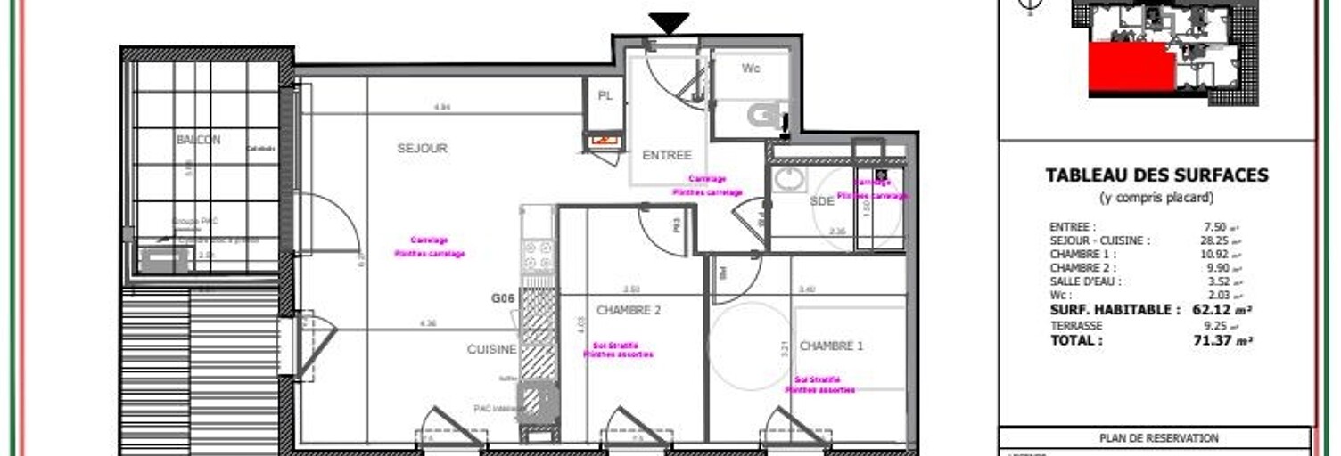 Appartement 3 Pièces 62 m² à vendre à La Chapelle-Saint-Mesmin (45380)