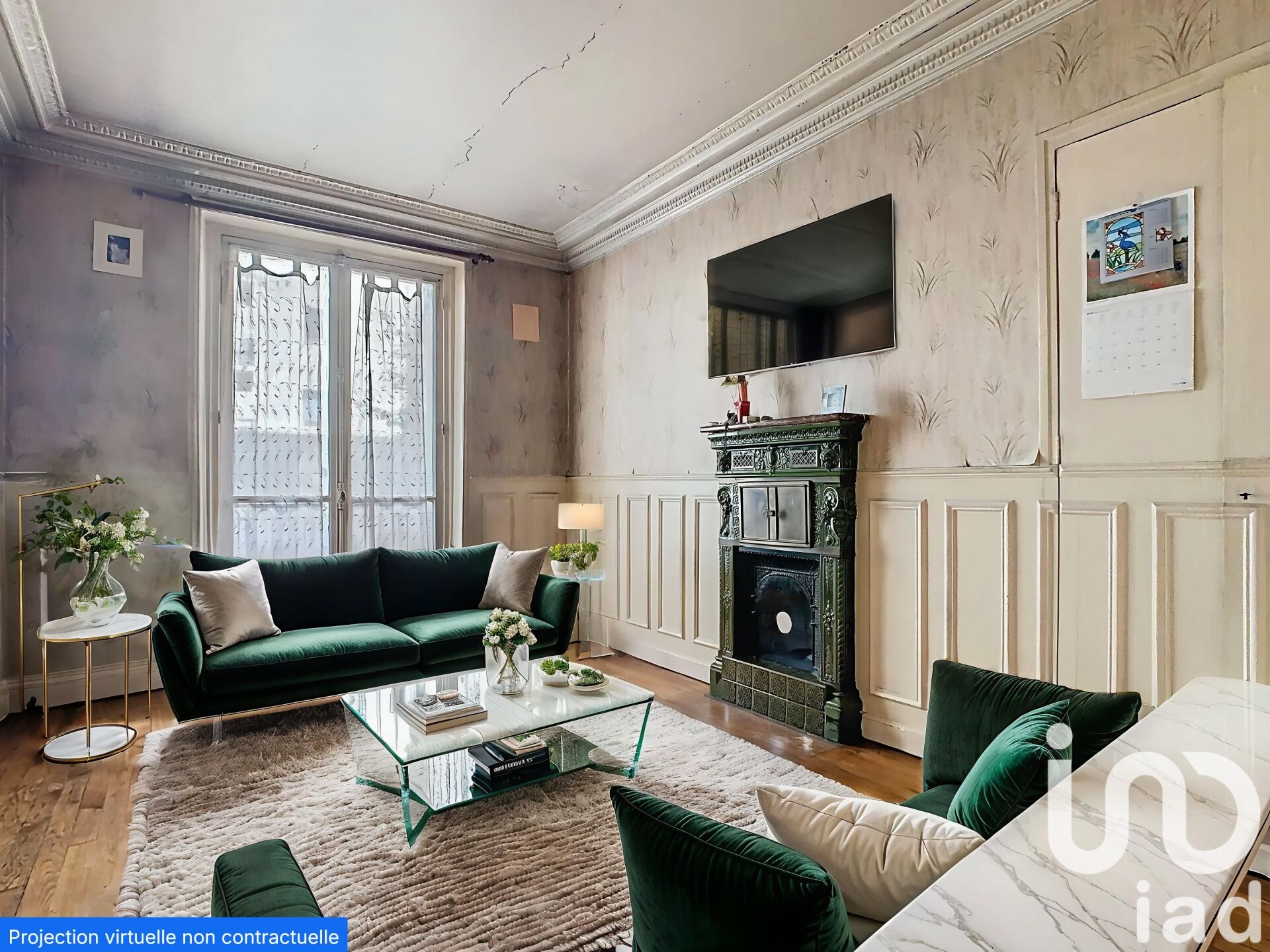 Paris 12e - 52m² - 3p. - 2ch.