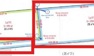 Terrain  1555 m² à vendre à Chemilly-sur-Yonne (89250)