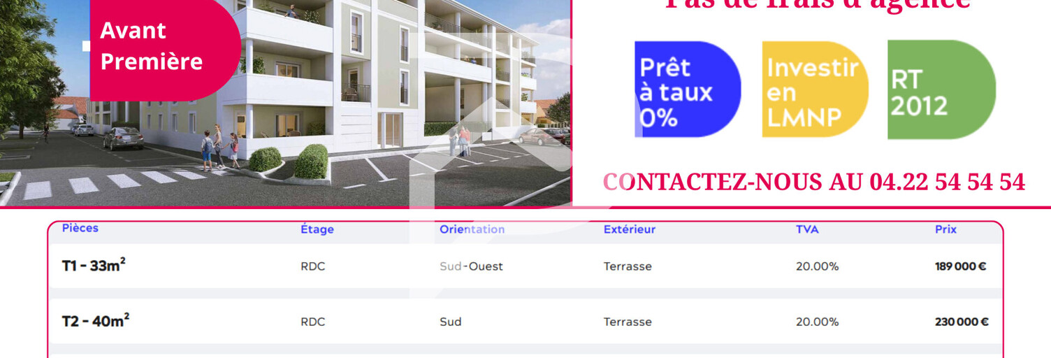 Appartement 1 Pièce 33 m² à vendre à La Londe-les-Maures (83250)