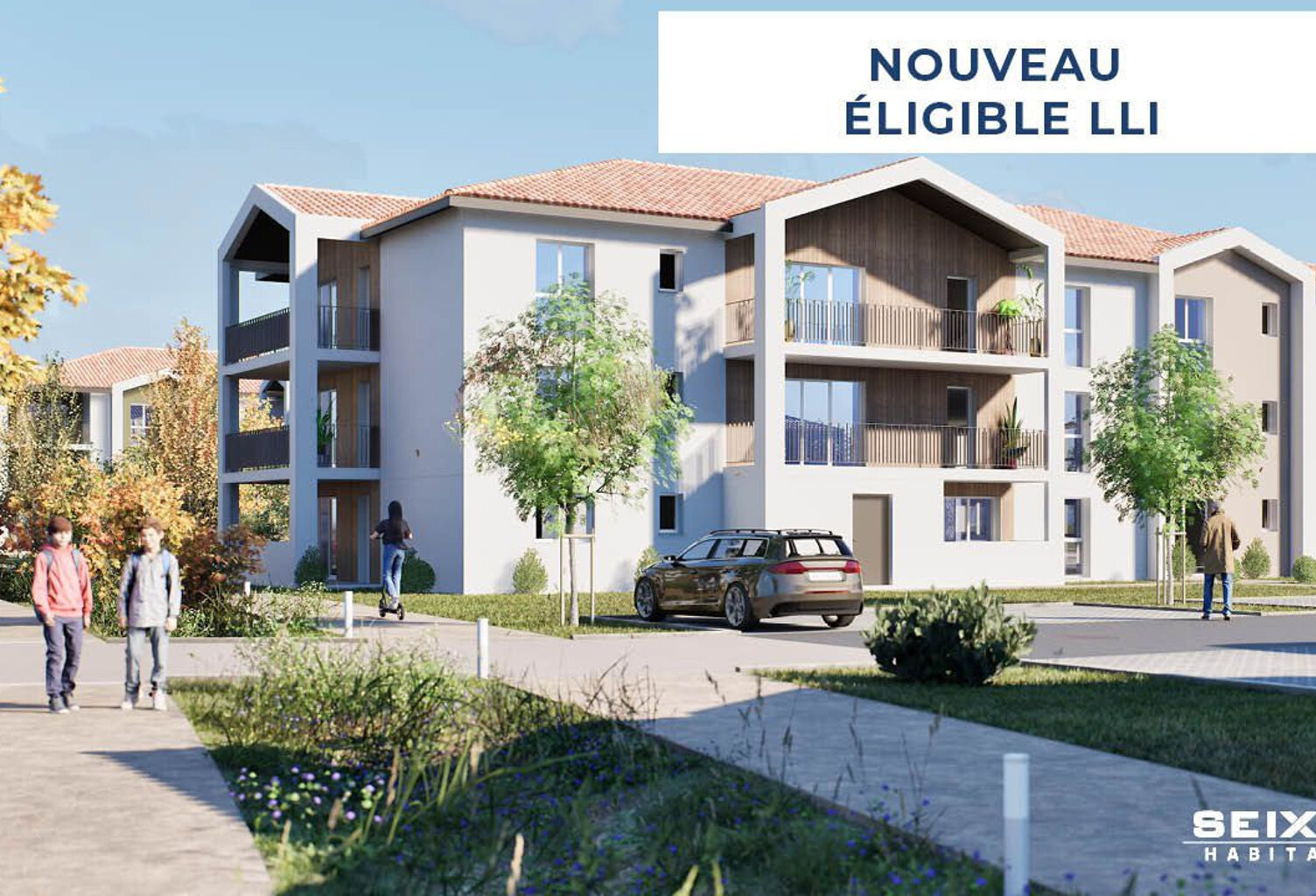 Vente programme neuf T2, T3 44 à 65 m² Saint-Vincent-de-Tyrosse (40230) — photo 1