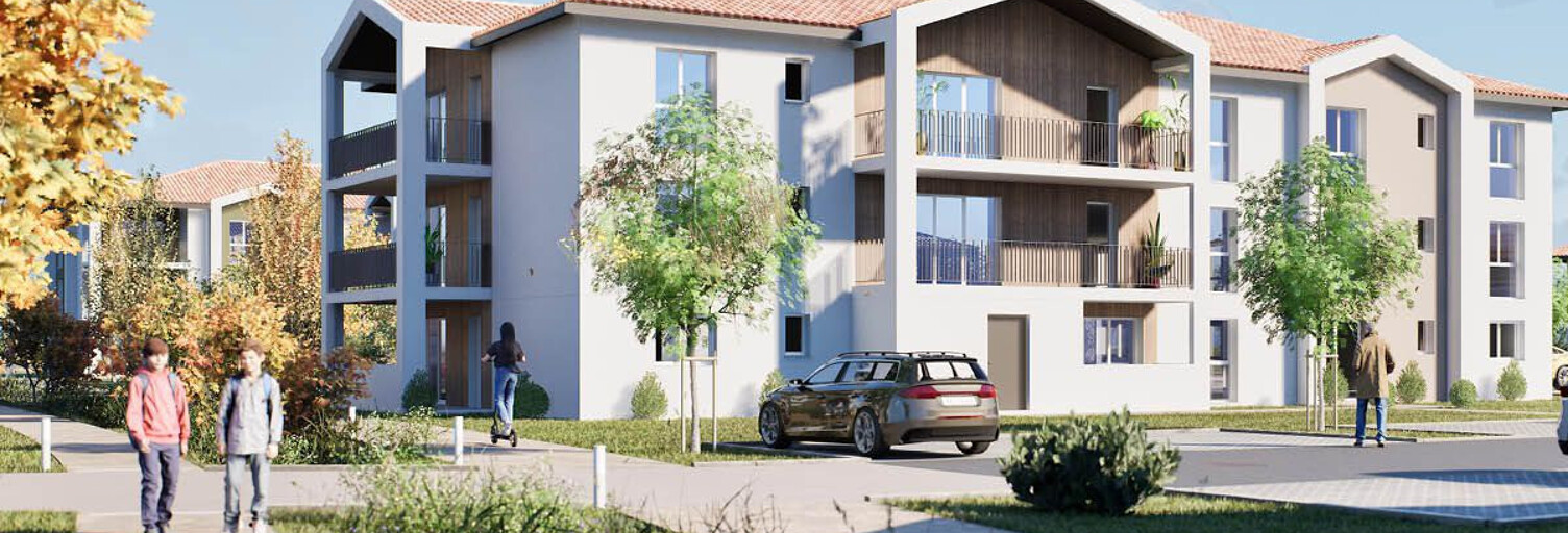 Appartement neuf T2, T3, T4 Pièce 44 à 83 m² à vendre à Saint-Vincent-de-Tyrosse (40230)