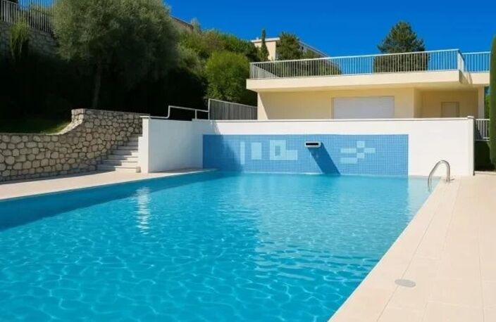 NICE ST PIERRE DE FERIC,  VUE MER ET PISCINE — photo 2