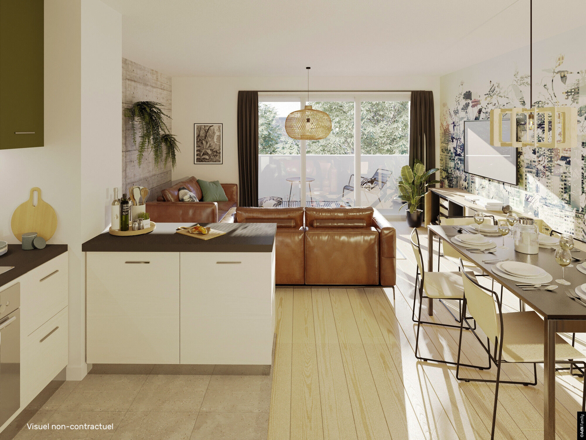 Appartement neuf 2 pièces 42 m²