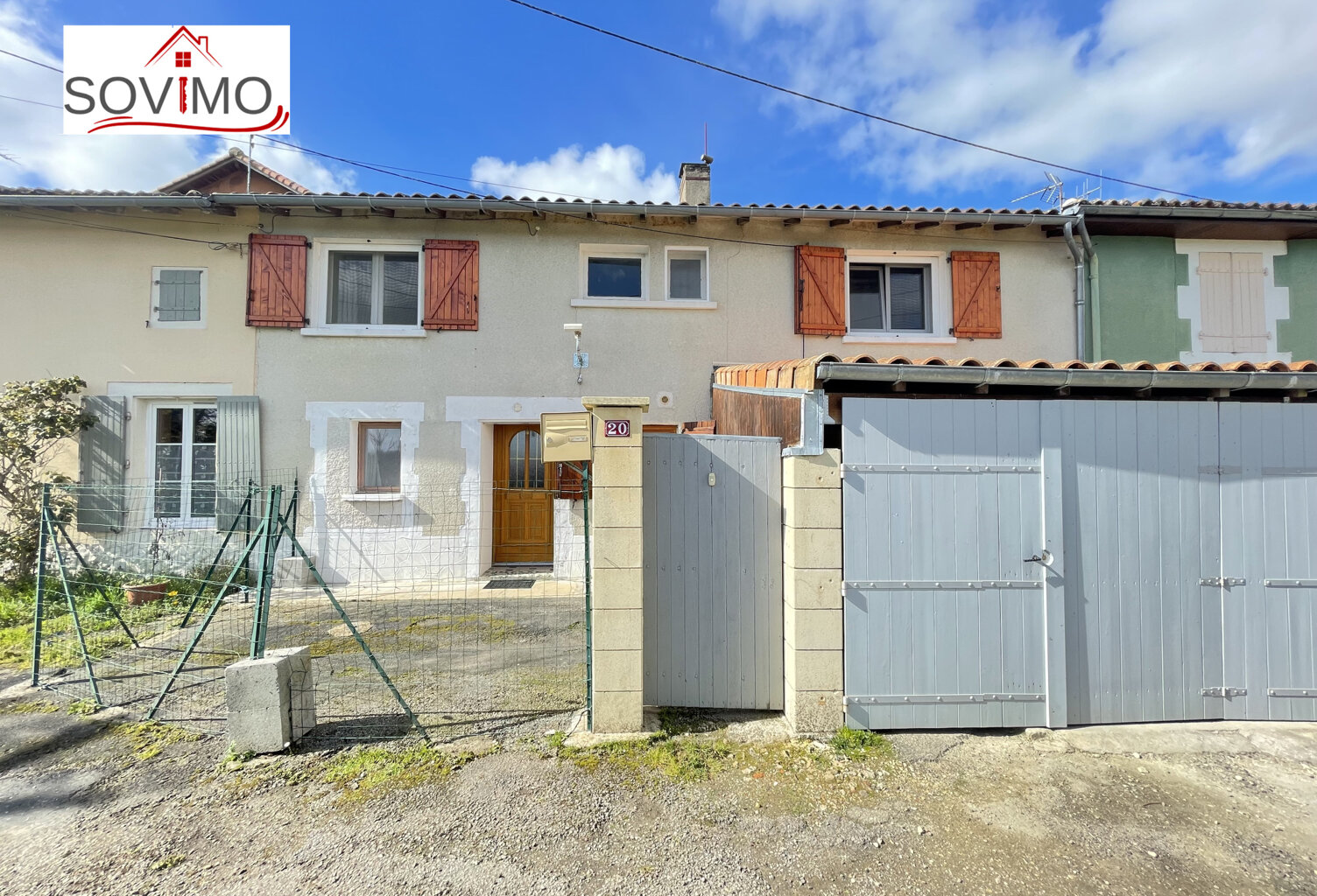 MAISON DE VILLAGE TOUT CONFORT, GARAGE ATTENANT, COUR, TERRA — photo 1