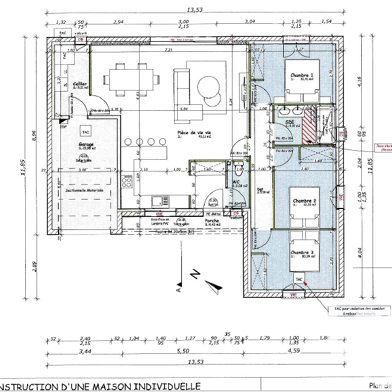 Maison 4 pièces 259500 €