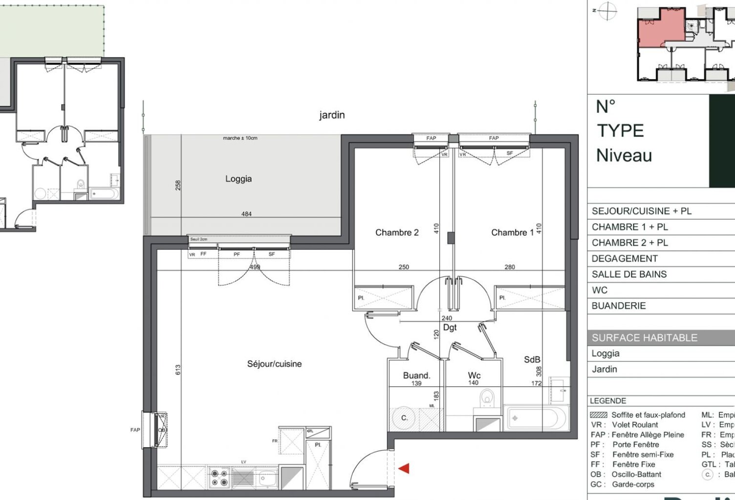 Vente Appartement 3 pièces — photo 1
