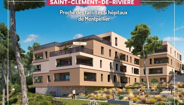 Appartement 2 pièces  à vendre Saint-Clément-de-Rivière 34980