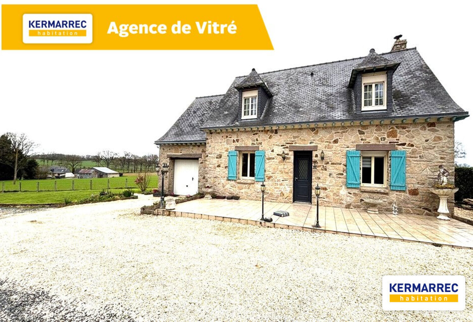 A VENDRE Maison 5 pièces à Erbree 125 m² - 220 000  HAI — photo 1