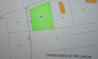Terrain  2000 m² à vendre à Roilly (21390)