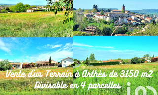 Terrain  3150 m² à vendre à Arthès (81160)