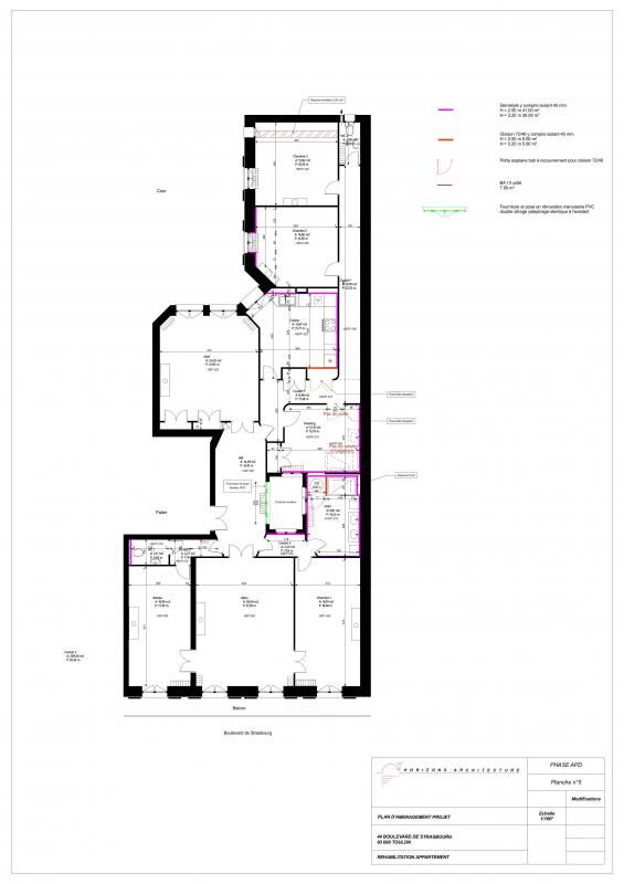À louer - appartement 188 m² - centre de toulon - ascenseur