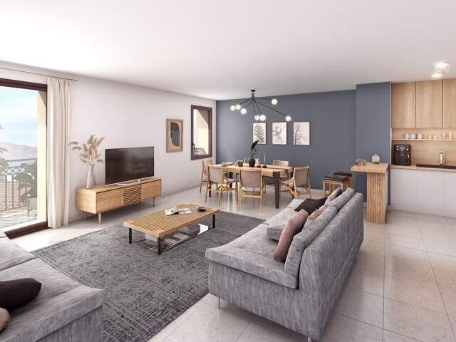 Bel appartement neuf Type 3 de 63 m² à Veyrier du Lac — photo du bien