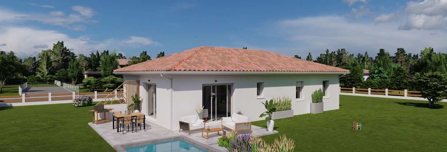 Maison 95 m² à construire Azur (40140)