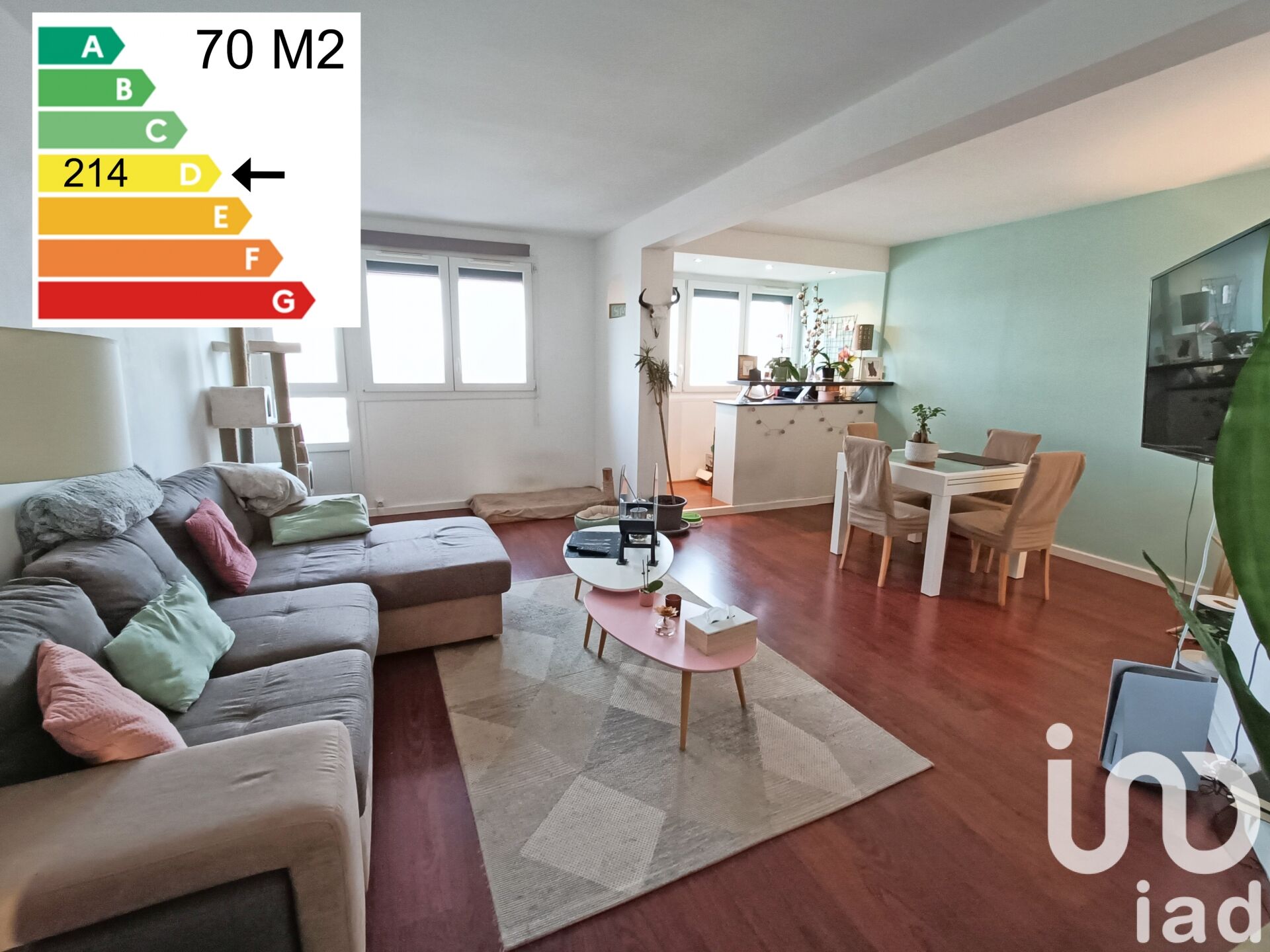 Tinqueux - 70m² - 4p. - 2ch.