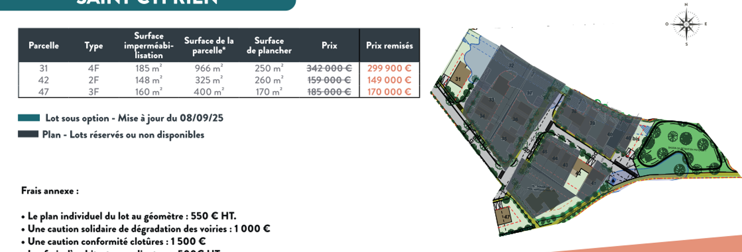 Terrain  325 m² à vendre à Saint-Cyprien (66750)