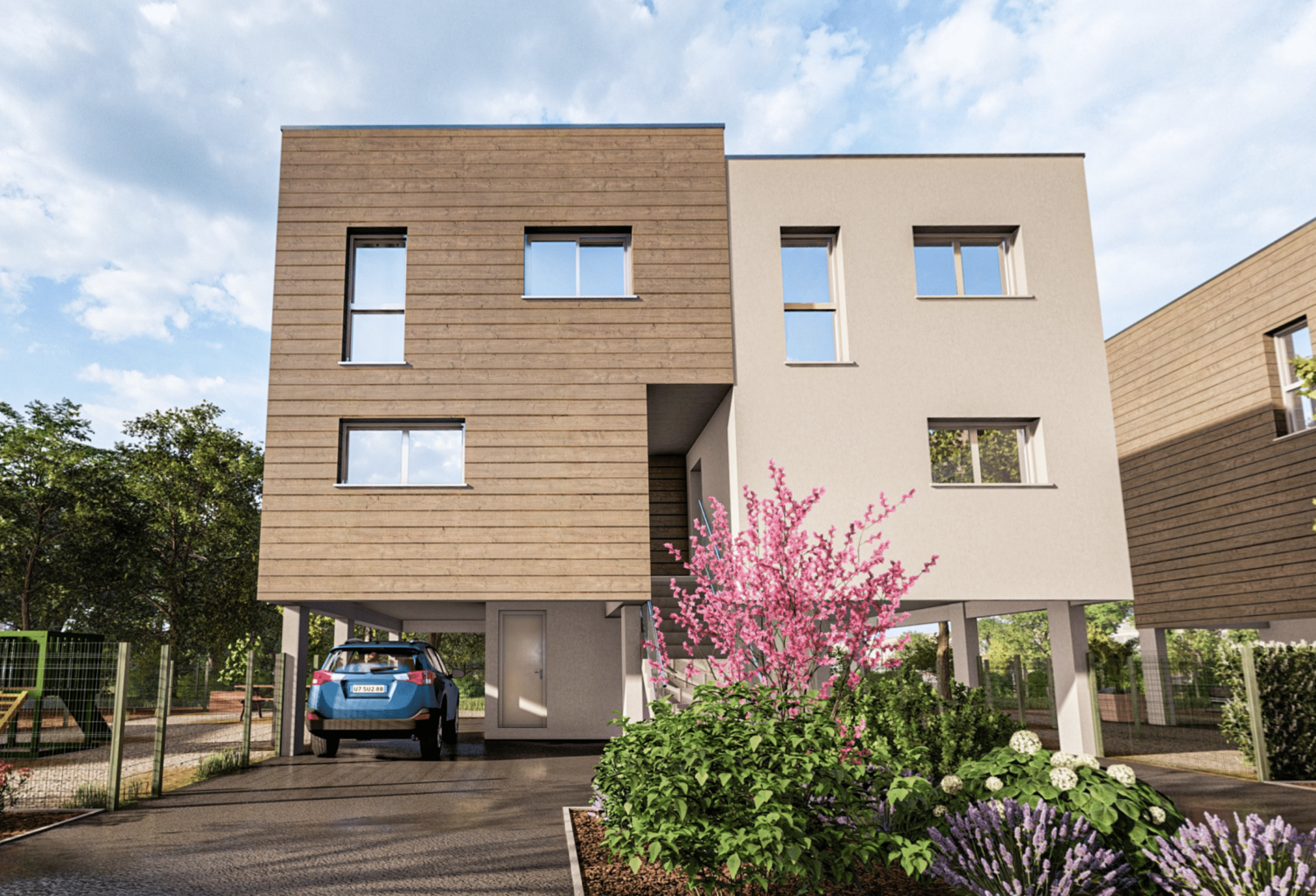 PROGRAMME NEUF MAISONS T3/T4 ET APPARTEMENTS DU T2 AU T4 — photo 1