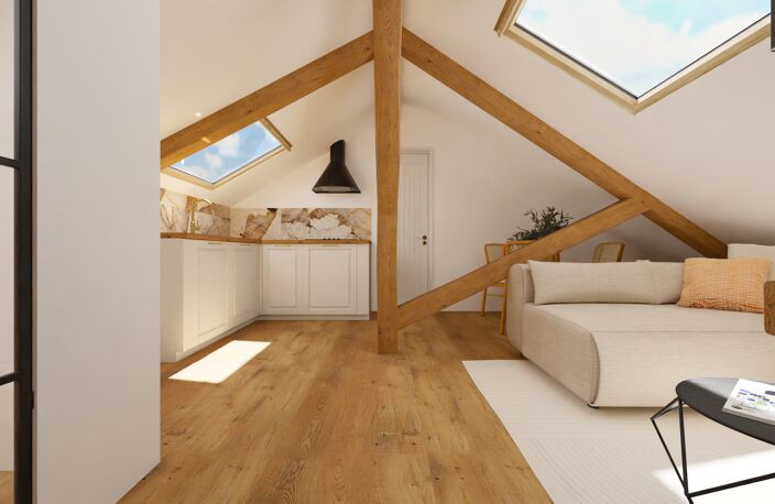 Appartement T2bis sous les toits | Entièrement rénové — photo 2