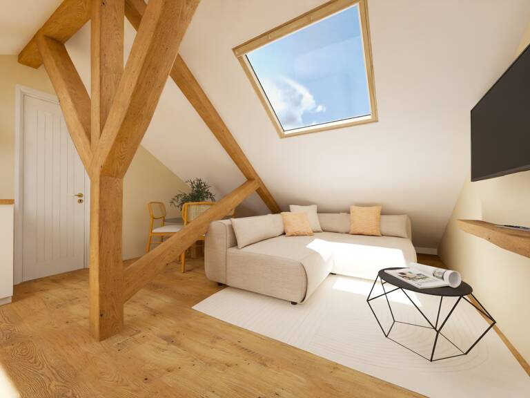 Appartement T2bis sous les toits | Entièrement rénové — photo 1