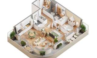 Appartement 3 Pièces 69 m² à vendre à Béthune (62400)