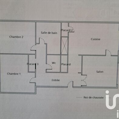 Appartement 3 pièces 105000 €