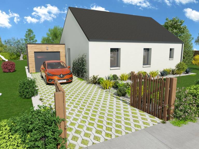Projet de construction d'une maison 69.93 m² avec terrain à CREULLY (14) — photo 1