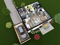 Projet de construction d'une maison 80.07 m² avec terrain à HERMANVILLE-SUR-MER (14) — photo 3