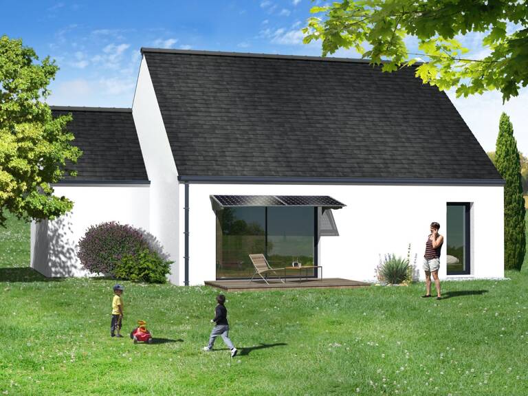 Projet de construction d'une maison 80.07 m² avec terrain à BRETTEVILLE-L'ORGUEILLEUSE (14) — photo 1