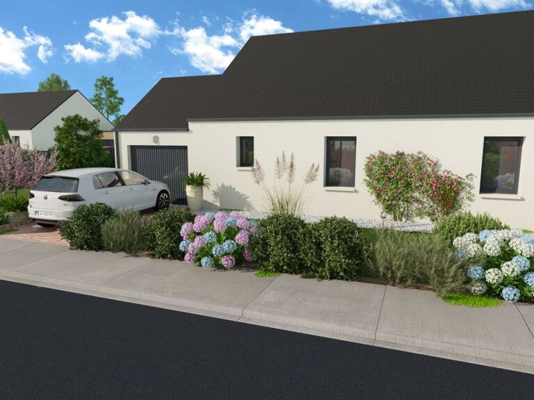 Projet de construction d'une maison 89.33 m² avec terrain à RYES (14) — photo 1
