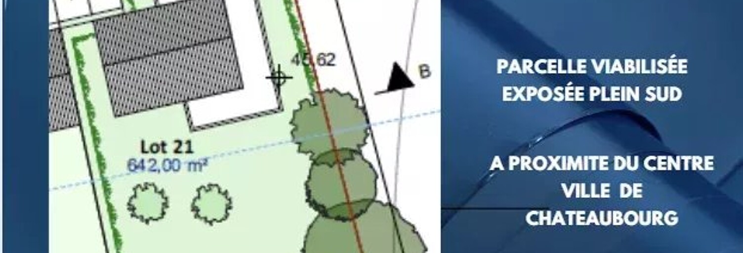 Terrain  642 m² à vendre à Châteaubourg (35220)