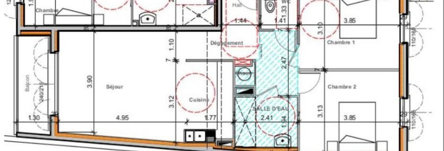 Appartement 3 Pièces 68 m² à vendre à Les Arcs (83460)