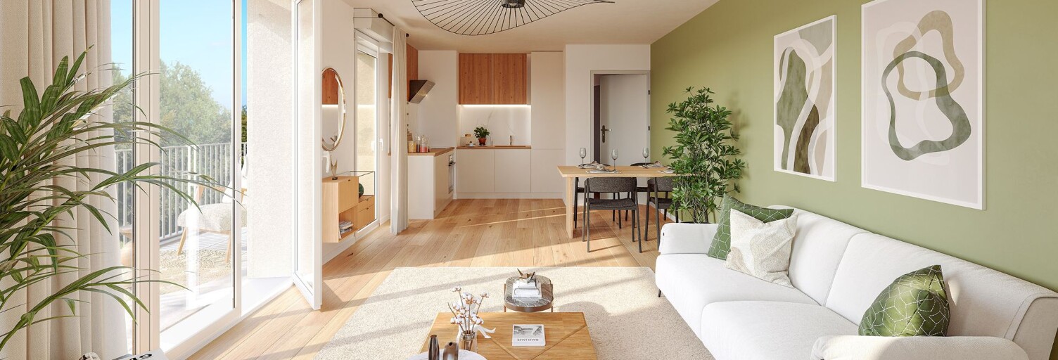 Appartement neuf T1, T2, T3, T4 Pièce 26 à 91 m² à vendre à Jouy-le-Moutier (95280)
