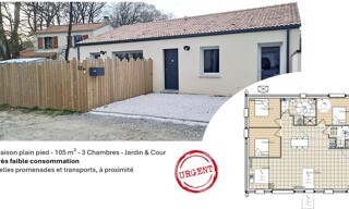 Maison 4 Pièces 105 m² à louer à Bouaye (44830)