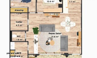 Maison 3 Pièces 71 m² à vendre à Malemort-du-Comtat (84570)