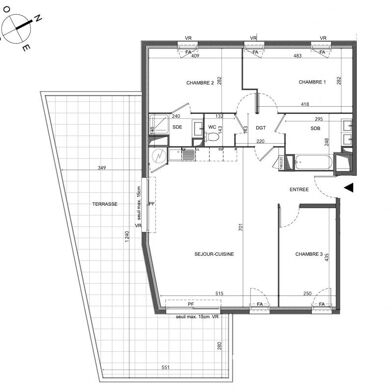 Appartement 4 pièces 363000 €