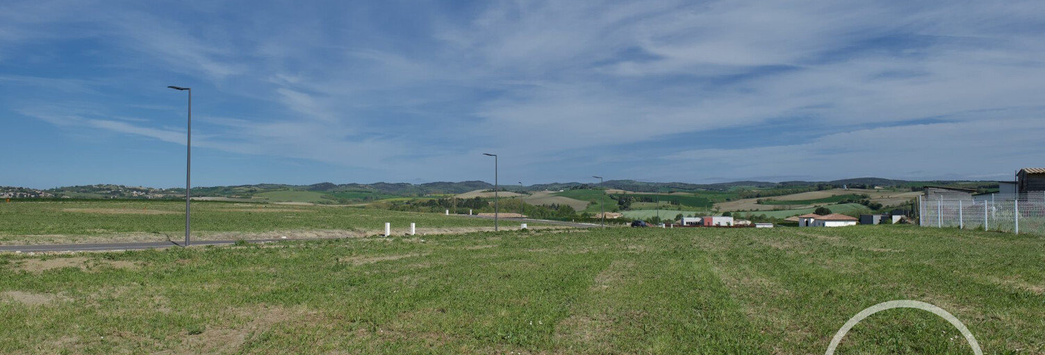 Terrain  1561 m² à vendre à Villeneuve-lès-Montréal (11290)