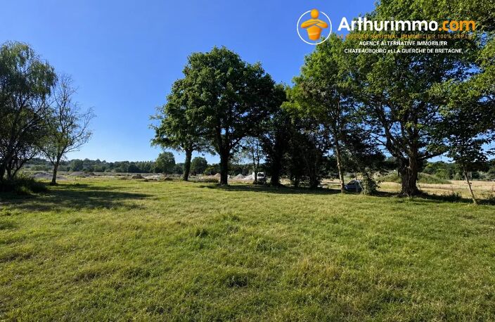 Terrain arboré, hors lotissement, libre de constructeur, vue dégagée plein sud, CHATEAUBOURG, 551 m² — photo 2