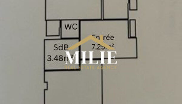 Appartement 2 pièces  à vendre Cagnes-sur-Mer 06800