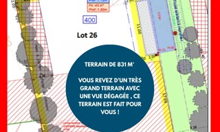 Terrain  831 m² à vendre à Châteaubourg (35220)