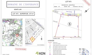 Terrain  577 m² à vendre à Pins-Justaret (31860)