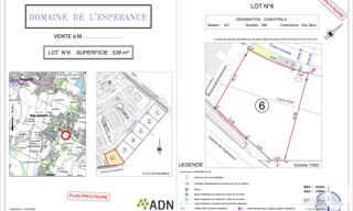 Terrain  538 m² à vendre à Pins-Justaret (31860)